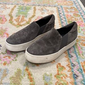 Vince Platform Slip Ons size 8